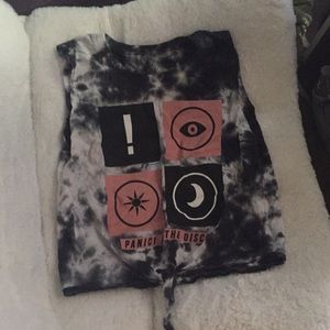 Panic at the disco muscle crop top